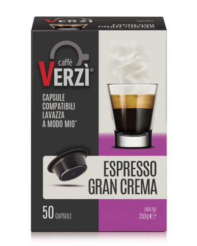 50 Capsule Compatibili A Modo Mio Verzì – Aroma Gran Crema