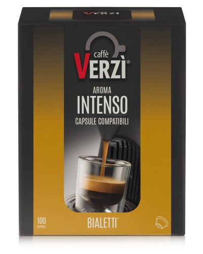 100 Capsule Compatibili Bialetti Verzi – Aroma Intenso