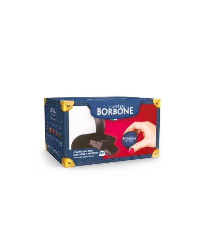 90 Capsule Borbone Compatibili con macchine da caffè Nescafè®* Dolce Gusto®* Miscela DEK