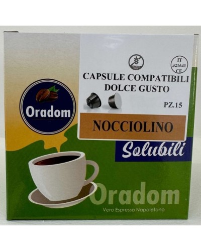 Nocciolino - 15 Capsule Compatibile Dolce Gusto ORADOM