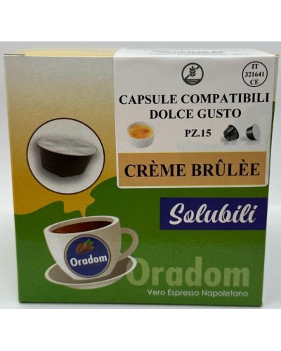 Cream Brulè - 15 Capsule Compatibile Dolce Gusto ORADOM