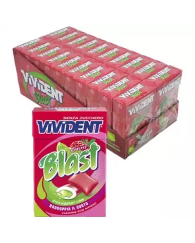 VIVIDENT BLAST FRUIT BOX 20 ASTUCCI