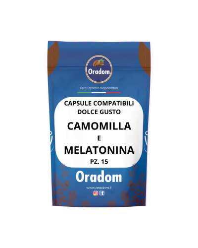 Camomilla e Melatonina - 15 Capsule Compatibile Dolce Gusto ORADOM