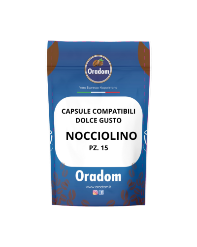 Nocciolino - 15 Capsule Compatibile Dolce Gusto ORADOM