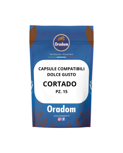 Cortado - 15 Capsule Compatibile Dolce Gusto ORADOM