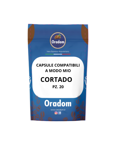 Cortado - 20 Capsule Compatibili A Modo Mio ORADOM