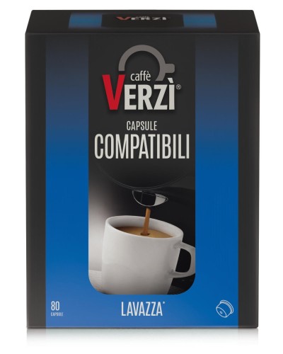 80 Capsule Compatibili Lavazza Blu Verzi – Aroma Intenso