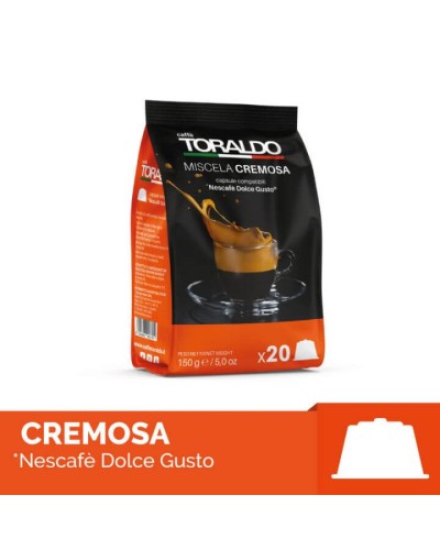 50 Capsule Compatibili Nescafè Dolce Gusto* Toraldo - Miscela Cremosa