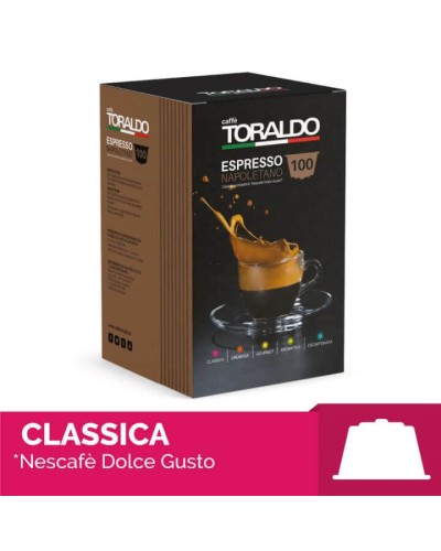 100 Capsule Compatibili Nescafè Dolce Gusto* Toraldo - Miscela Classica