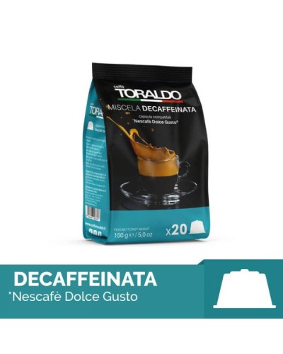 100 Capsule Compatibili Nescafè Dolce Gusto* Toraldo - Miscela Dek