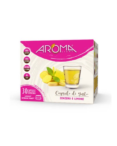 Zenzero e Limone - 30 Capsule di Aroma Light compatibili Espresso Point