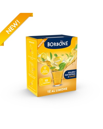 10 STICK PREPARATO SOLUBILE BORBONE THE AL LIMONE