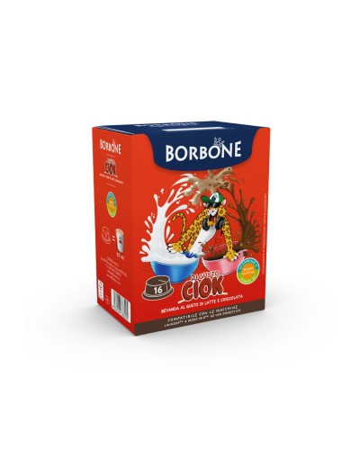 DJ GUSTO CIOCK - 16 Capsule Borbone COMPATIBILI con macchine a marchio Lavazza®* A Modo Mio®*