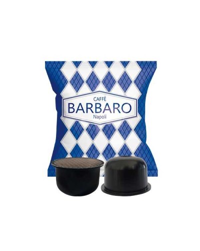 100 Capsule Caffè Barbaro compatibili AROMA VERO - Miscela Blu